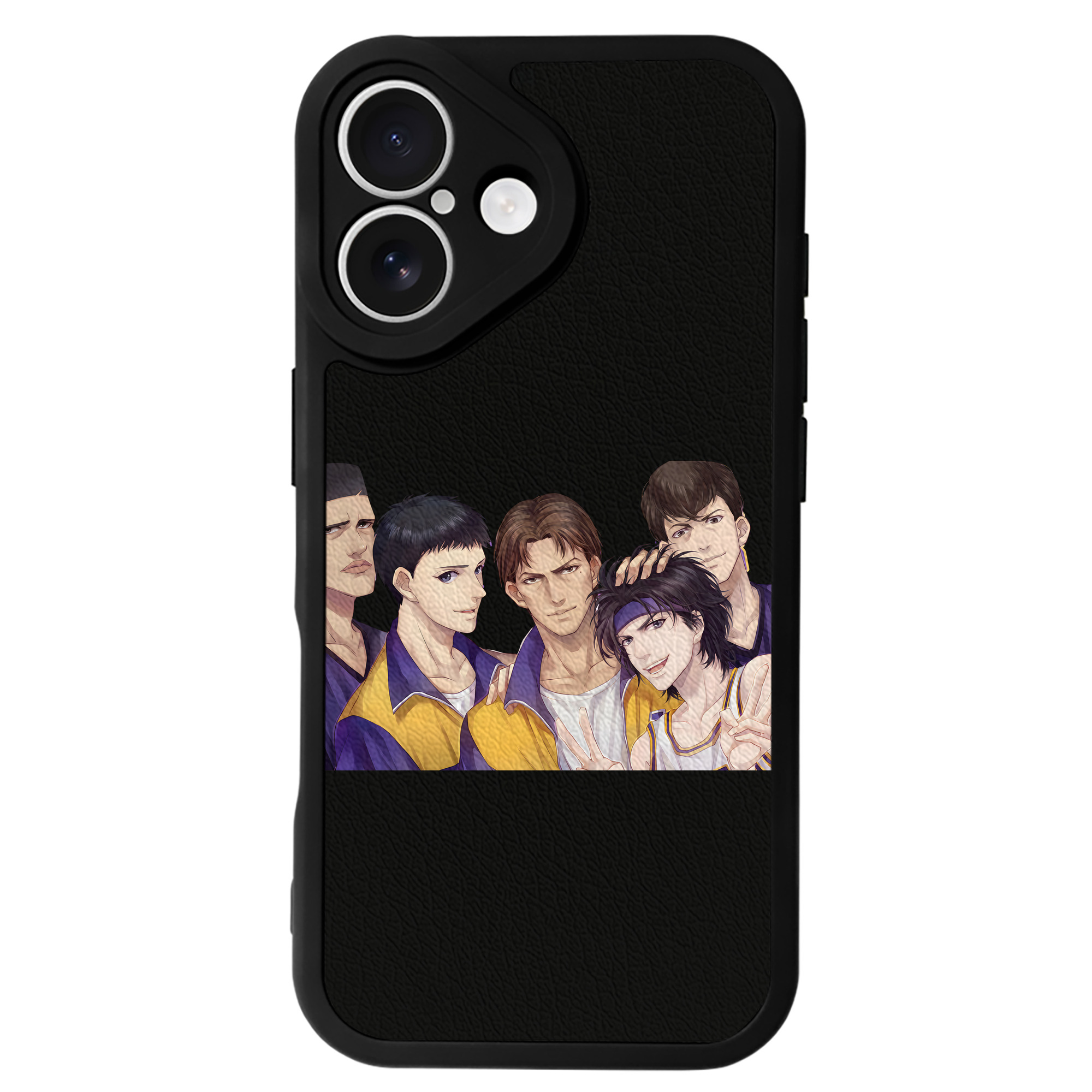 （画像用） SLAM DUNK／スラムダンク 【iPhone 16シリーズ対応】シリコンスマホケース（レザー調） 材質：シリコン